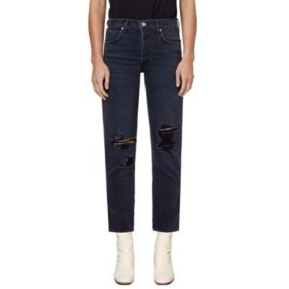 Citizens of Humanity Emerson Jeans Slim Fit Boyfriend Ankle Happy Hour Size 26 - Picture 1 of 15